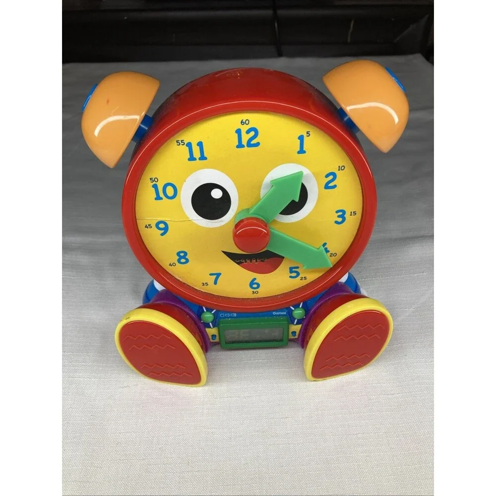 The Learning Journey - Telly Jr. Teaching Time Clock - Primary Color - Telling